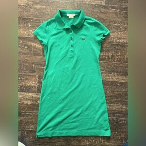 Lacoste polo dress size 34